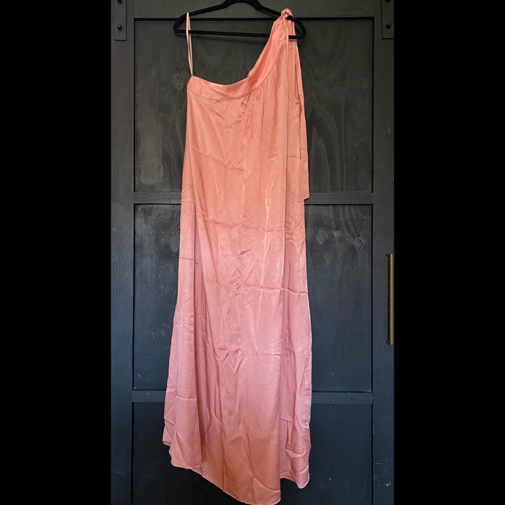 One Shoulder Maxi Dress